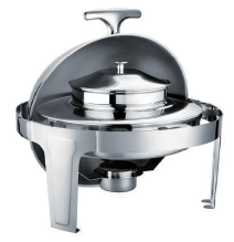 CHAFING DISH WITH 180 ° ROLL TOP LID BUILD IN